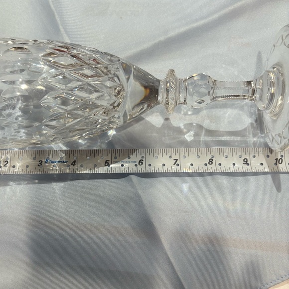 Rogaska Gallia Set of 4 Etched  Cut Crystal Goblets - Picture 7 of 10